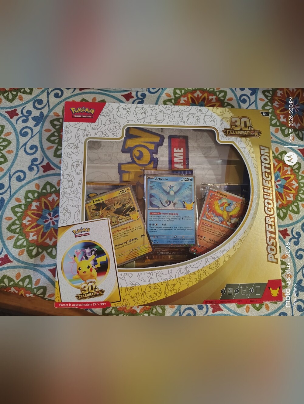 Pokemon 30th Anniversary Celebration Poster Collection Sealed BNIB - In Hand